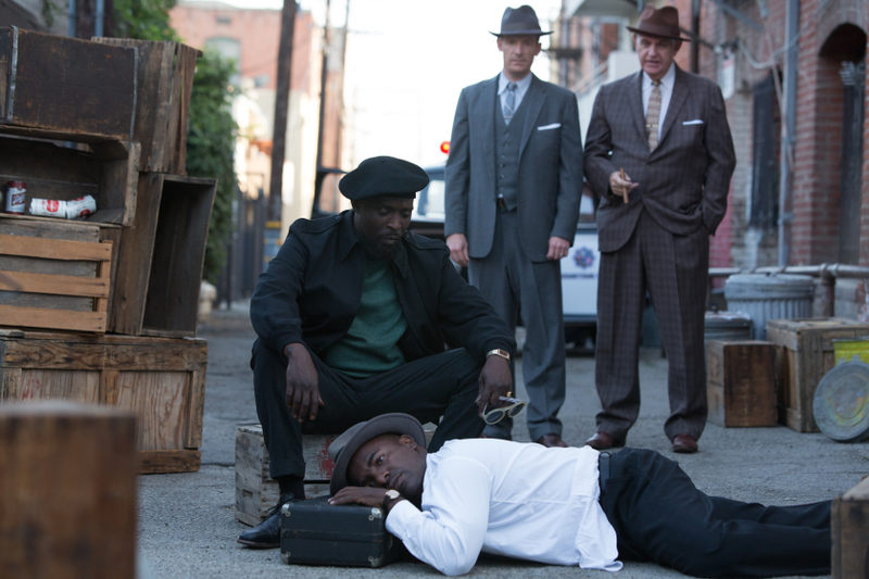 Rock (Michael Kenneth Williams), Biggs (Marc Evan Jackson) and Donwelly (Steve Tom) in the, um, desert (Katrina Marcinowski/IFC)